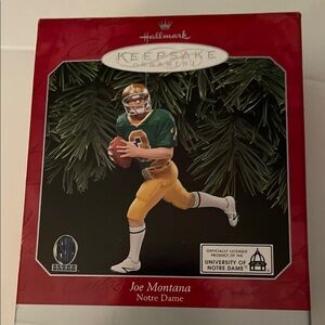 Hallmark Keepsake Joe Montana Ornament 1998